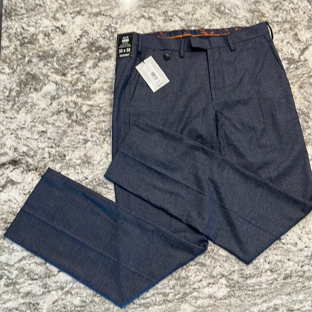 Murano slim fit dress pants